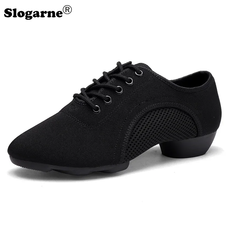 2.5CM Heels Dance Shoes Women Light Latin Shoes Girls Yoga Trainning GYM Sneakers Women's Sports Ballet Shoes