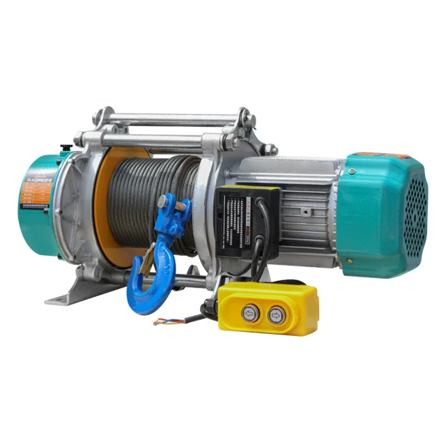 1ton 2tons 30m Multi-function Electric Wire Rope Hoist Winch for Constructing Loading