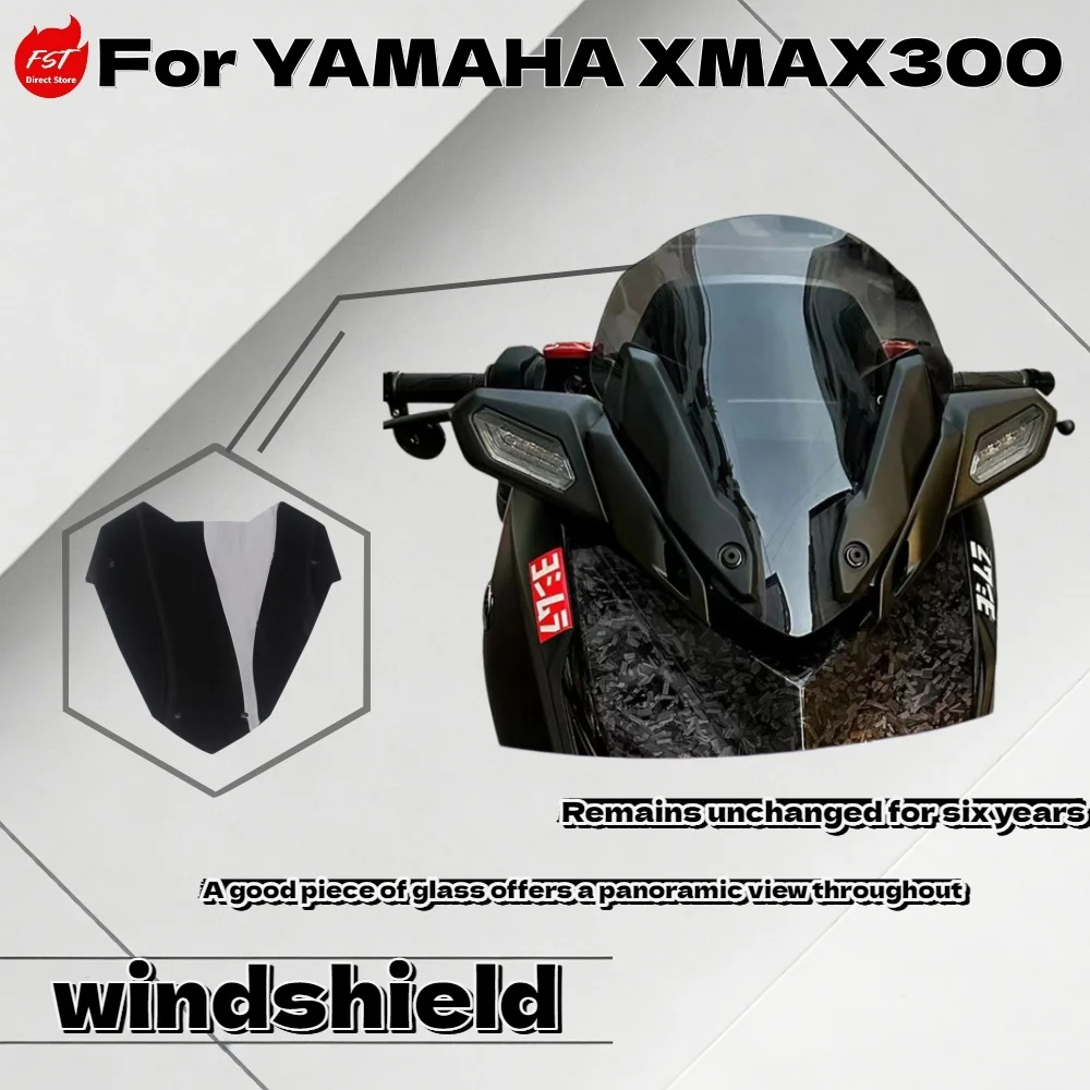 

For Yamaha XMAX300 Motorcycle Modified Windshield Racing Wind Screen Sport Small Wind Deflector Wind Guide Cover