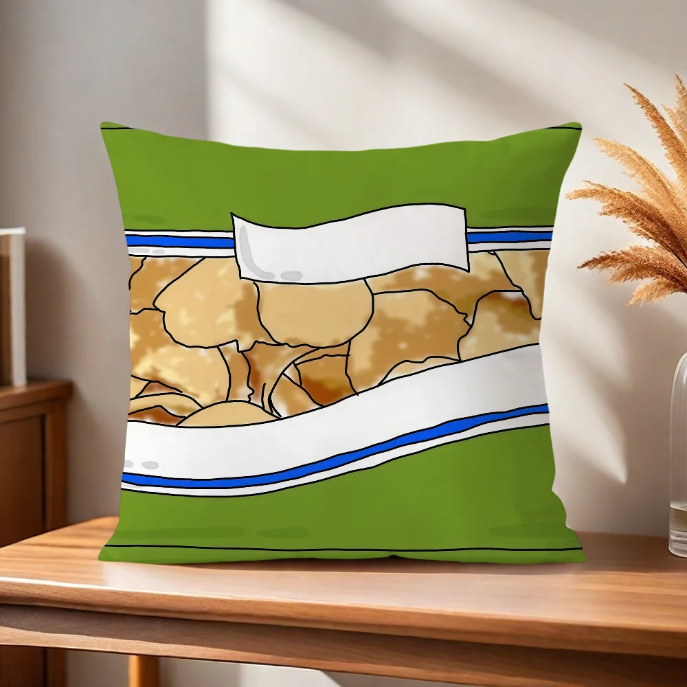 Retro-Chips-Kissenbezug für Zuhause, Sofa, Wohnzimmer, Büro, Café, Auto – Detail 7