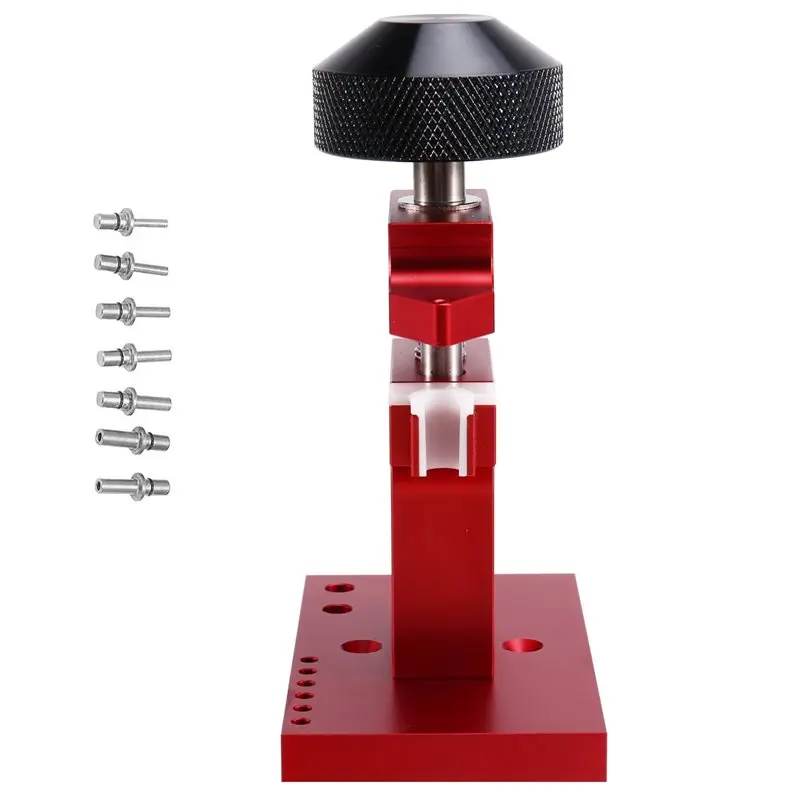 

A33T-Push Type 7-контактный инструмент для удаления трубки с короной часов, инструмент для часовщика, инструмент для ремонта фрикционной трубки часов, удаление