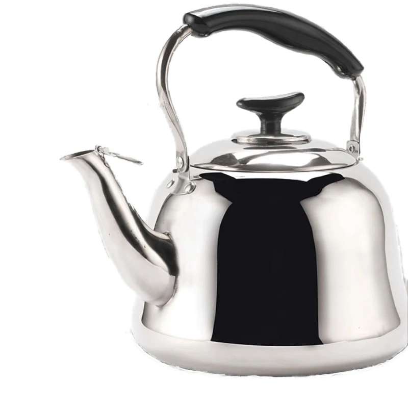 

Stainless Steel Kettle Thick Food Grade Gas Whistle Pot Cooker Large Capacity Camping Whistling Teakettle Teapot