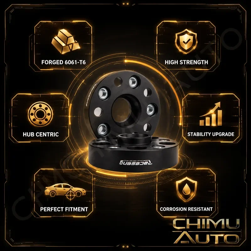 【CHIMU AUTO】 For BMW 1 2 3 4 5 7 Series M Series X1 X2 X3 X5 X6 Z4 Forged Wheel Spacer Adapter 5x120 72.6mm 6061-T6 Kit