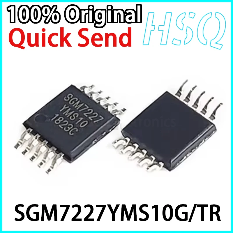 

10PCS Original SGM7227YMS10G/TR SGM7227 MSOP-10 Analog Signal Switch Chip Brand New in Stock