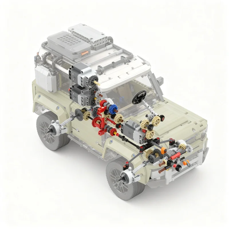 2489pcs MOC Technical RC Defender Grohl 2.0 + Model Building Blocks Toy Architecture Christmas Gift Creative Education Art Brick