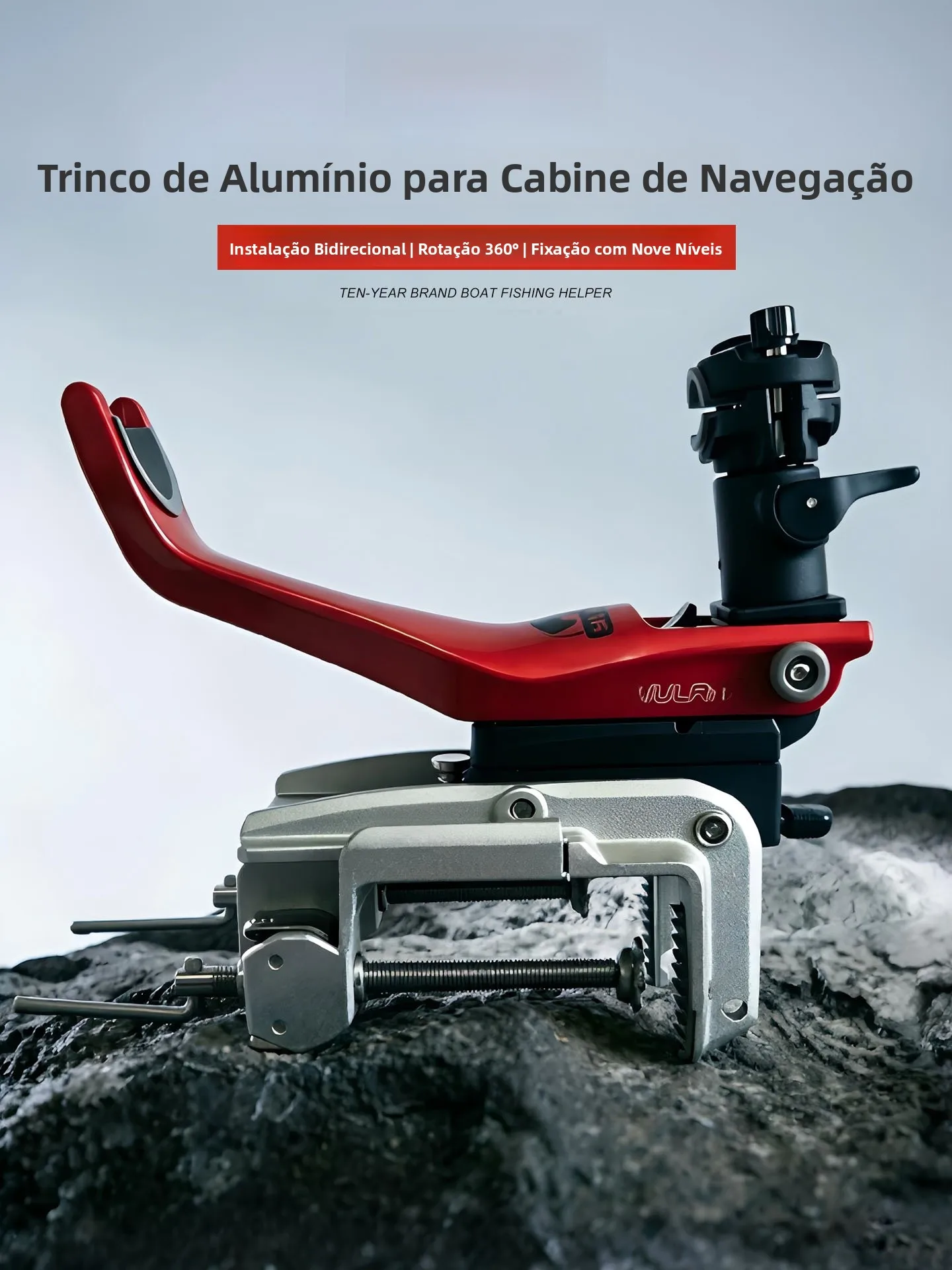ポータブルアルミ合金釣り竿ブラケット軽量深海電動ワインダー登山キャンプ旅行用品