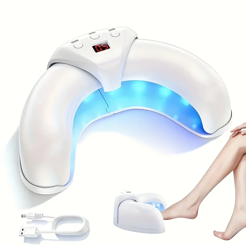 Dispositivo leggero per funghi delle unghie da 1/2/4 pezzi per più unghie e unghie dei piedi