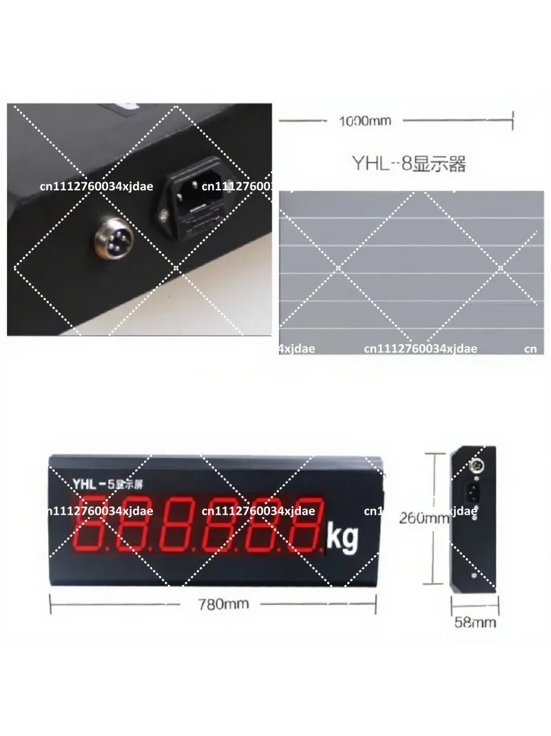 5 Inch 8 Inch Car Scale Display Screen Electronic Weighing Scale Monitor Large Screen