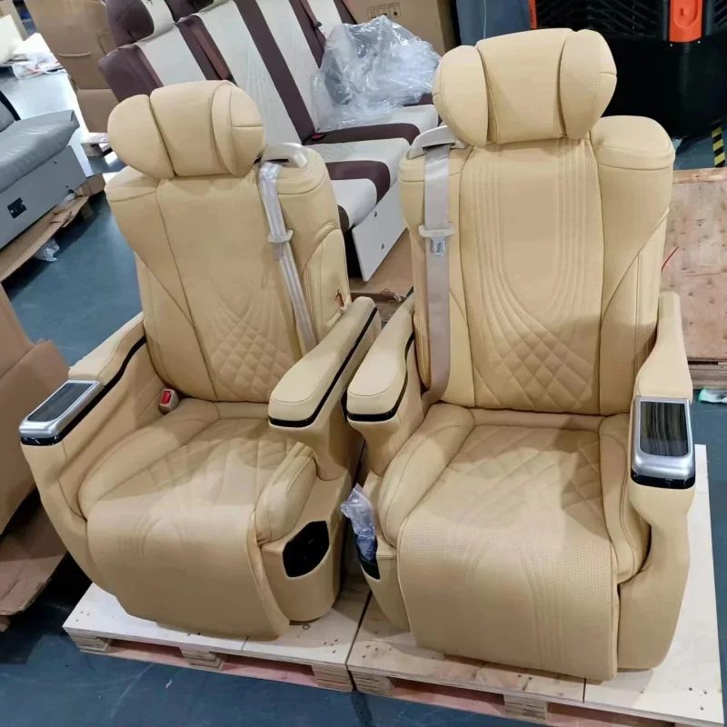Luxury Reclining Cushion Unit With Foldable Table Auto Interior Upgrade Accessory