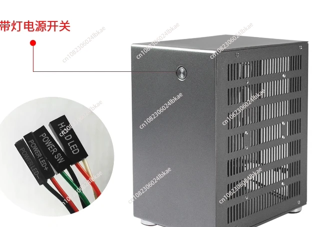 

All aluminum itx chassis graphics card portable portable mini small simple side transparent desktop host business shell