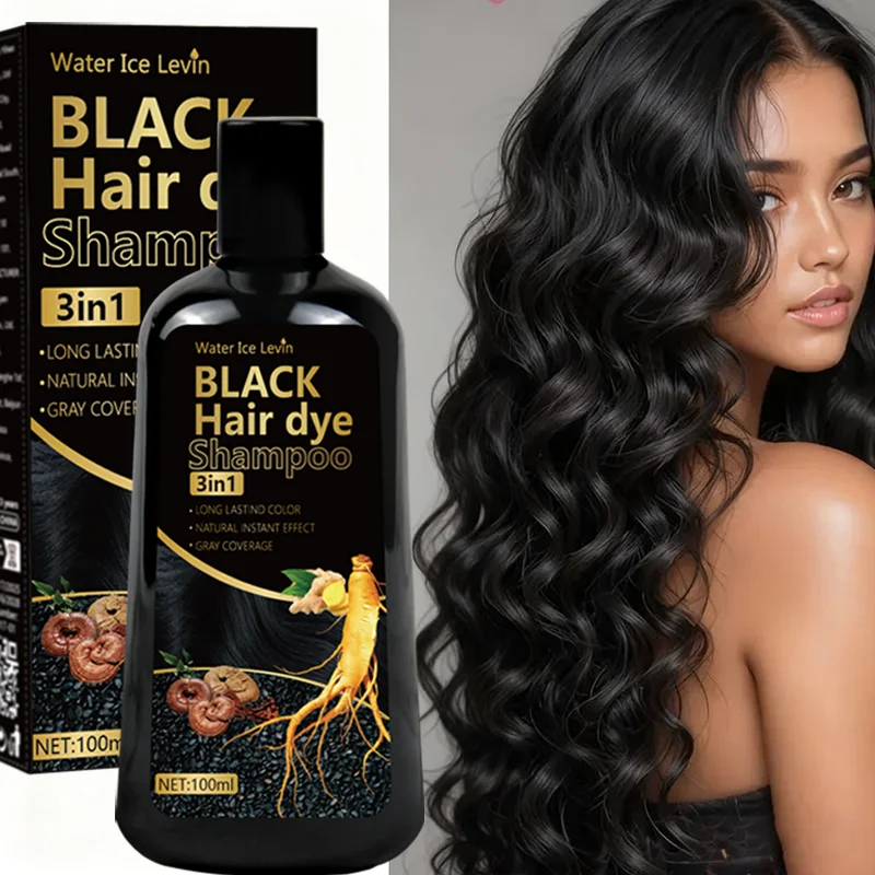 BlackHairDyeShampoo3in1withGinger&Biotin-LongLastingColor&GrayCoverageforVibrantHair-AliExpress66