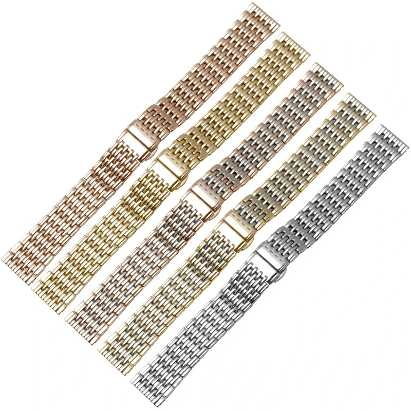 Quality stainless steel watchbands 13mm 18mm thin metal watch chain replacement female strap for LA GRANDE CLASSIQUE series