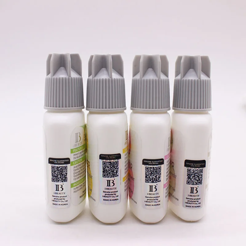 10 pçs ibeauty cílios primer coco banana rosa álcool livre 15ml para extensão de cílios postiços cola transparente adesivo coreia ferramentas