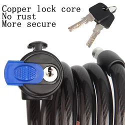 Bicycle lock anti-theft password lock mountain bike cable lock chain lock cycling equipment accessories portable lock