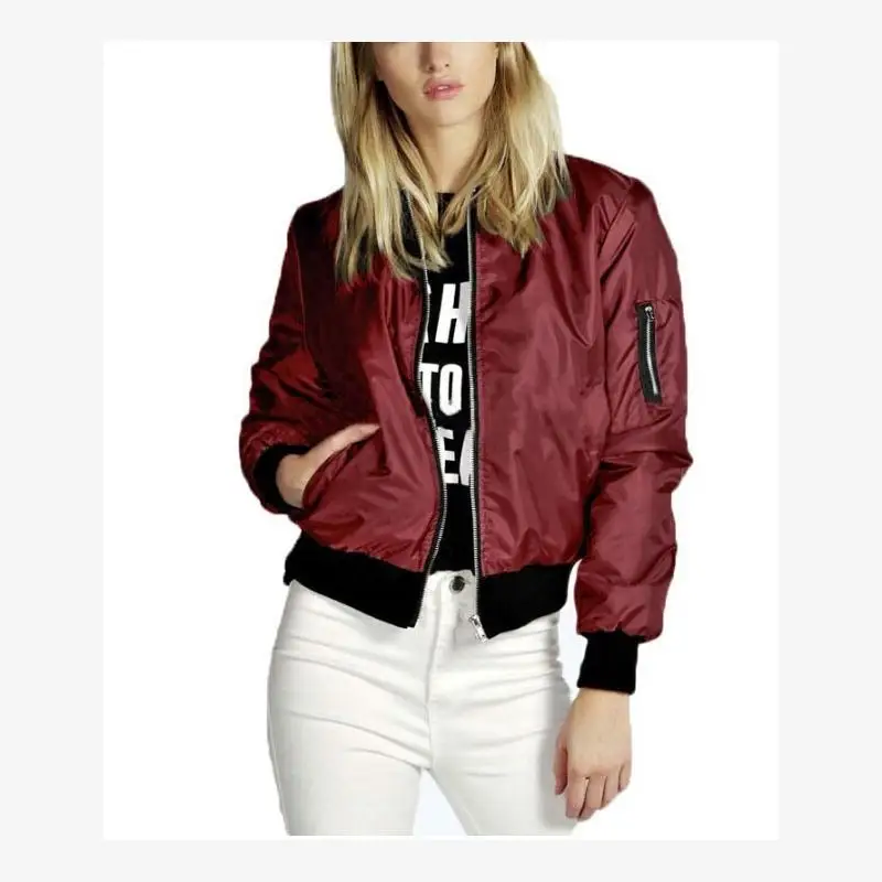 

Street Sle Women's Zipper Jaet ort Pure Color Faion Outerwear Slim Fit Fem Coat Straight Tube Design Long Sve