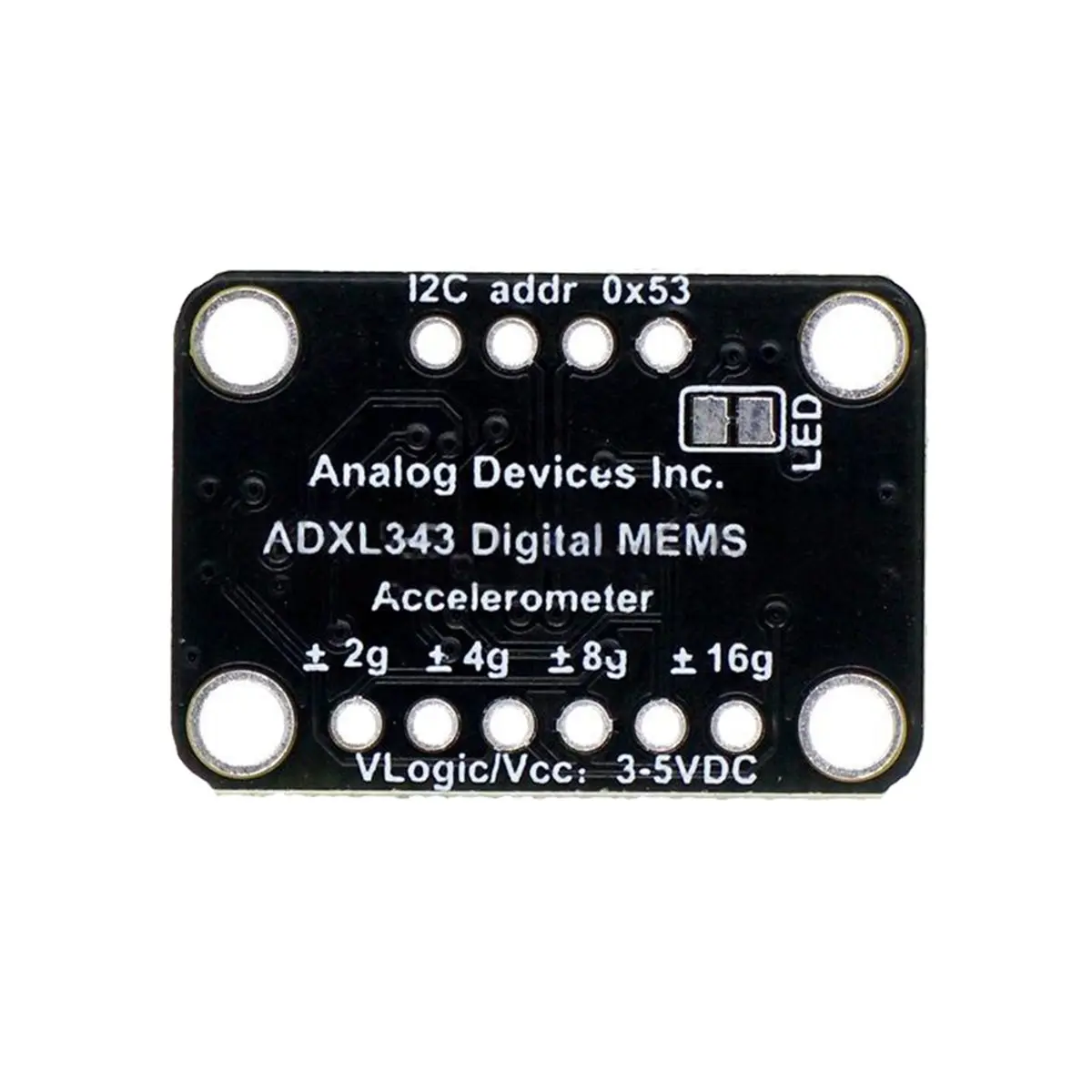 2026 New ADXL343 Three- Accelerometer Module /SPI ±2g/±4g/±8g/±16g Adjustable Compatible with STEMMA QT / Qwiic