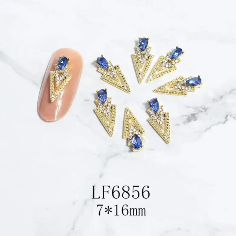 Nails Stickers Various Styles Hollow Out 3d Inlaid Zircon Electroplating Color Retention Agnail Product Fingernail Products