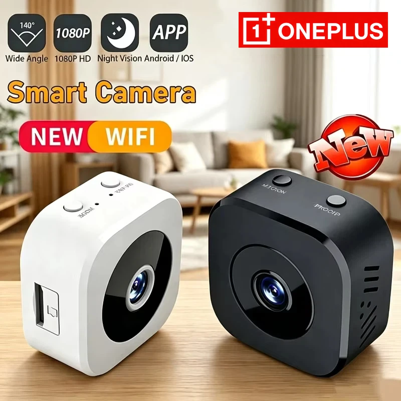 Oneplus 4K Full HD Wifi Smart Camera Mini Security Surveillance Camera Dual Way Audio Motion Detection Infrared Night Vision Cam