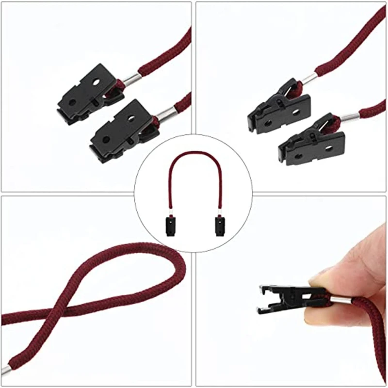 6 PCS Universal Hats Clip Lanyard Strap Windproof Anti-lost Retainer Sports Drop shipping