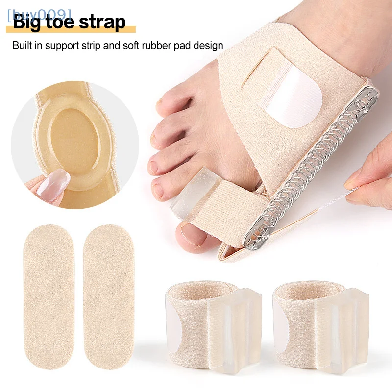 الورم مصحح فاصل أصابع القدم الكبير مع حزام قابل للتعديل تو أداة تقويم العظام تنفس أروح هدفين للعناية بالقدم