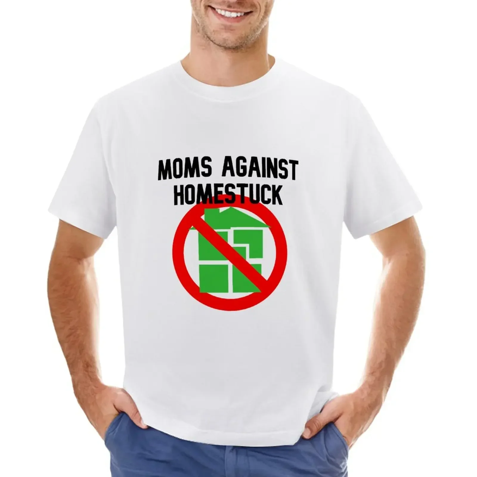 Moms Against Homestuck Official Merch T-Shirt boys t shirts Short t-shirt t shirts for men pack Summer fashion New Arrival Cotto