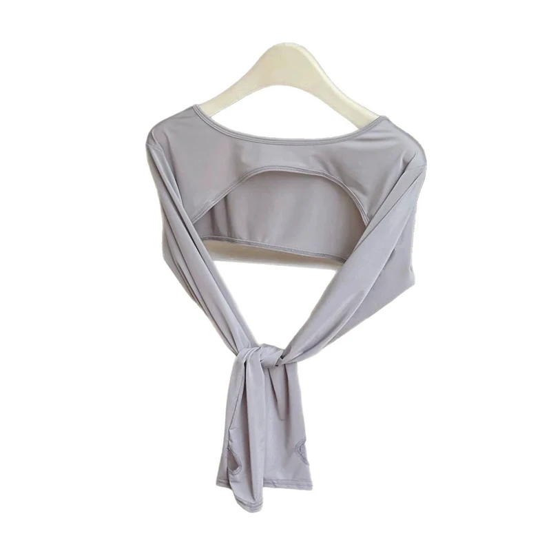 For Outdoor Sport Activity Golf Running Fishing Long Sleev Ice Silk Shawl Arm Sleeves Women Sun UV Protection Shawl Cuff Gloves