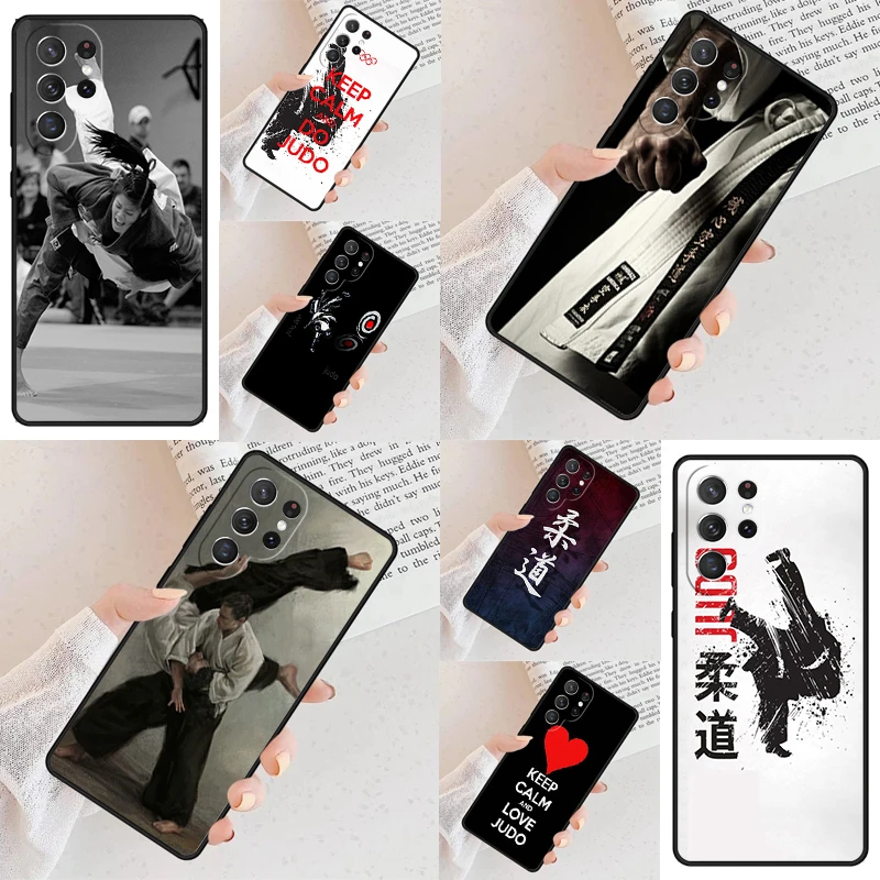 Japan aikido Judo Coque Phone Case For Samsung Galaxy S24 S23 S22 S21 Ultra S10 Note 10 Pro S20 Plus FE S9 S8 Cover