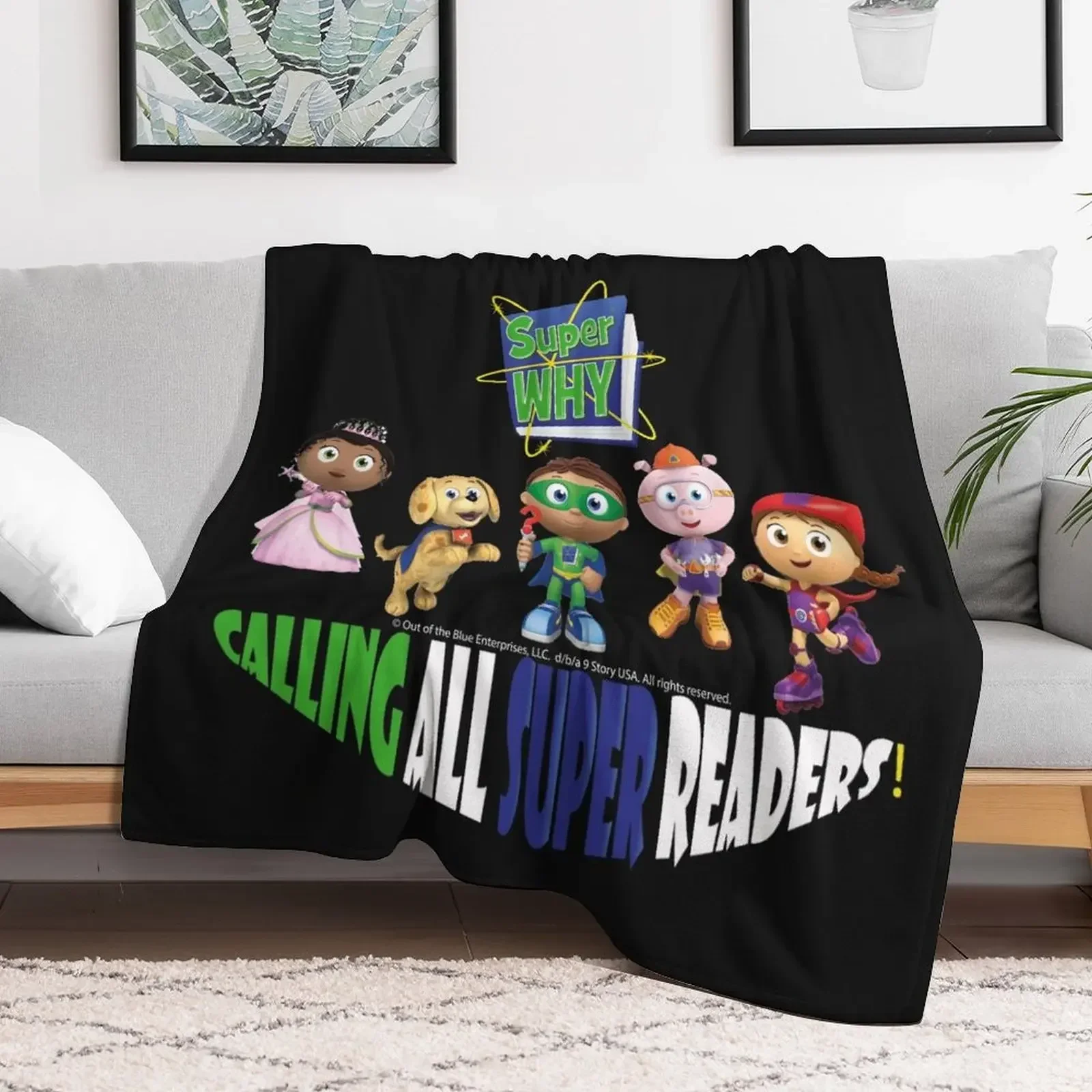 

Calling all super readers Throw Blanket Tourist Baby Cute Plaid Plaid Blankets