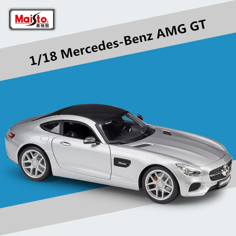 Maisto 1:18 Mercedes Benz SLS AMG Alloy Sports Car Model Diecast