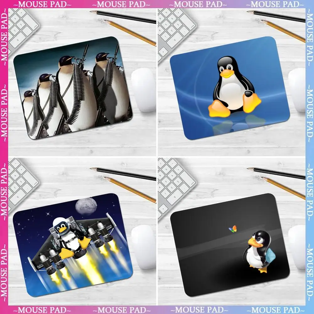 War Penguins Mouse Pad Non-Slip Game esktop Leather Mause Pad Waterproof Anti-Scratch Easy To Clean Mat For Give gifts to daught