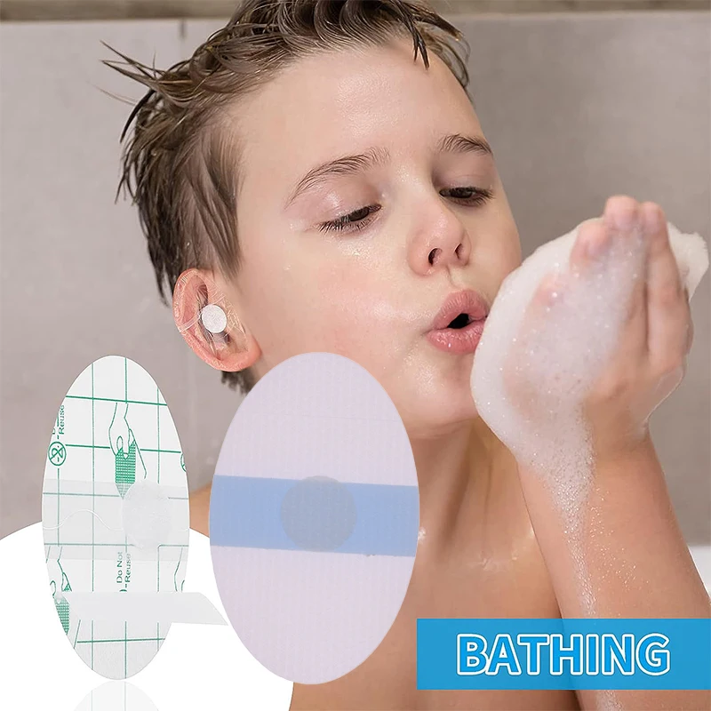 20pcs Shampoo Ear Protection Stickers Bathing Swimming Earmuffs Water Children Shampoo Ear Water Prevention Baby Care