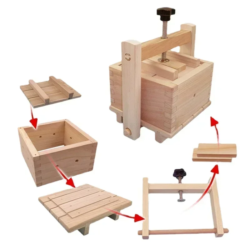 Premium Cooking Tool Set for Homemade  with Tofu Molds and Press Homemade Kit with Tofu Press and Tofu Molds