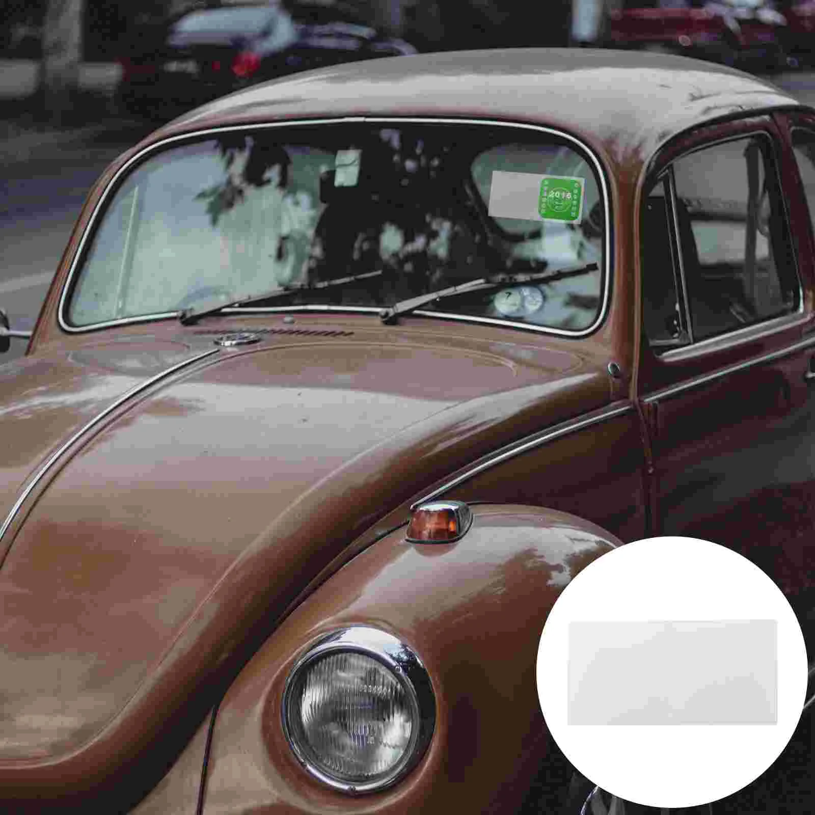 

10 Pcs Windshield Stickers Cup Holder Phone Car Parking Permit Pouch Note Visor Organizer Automotive