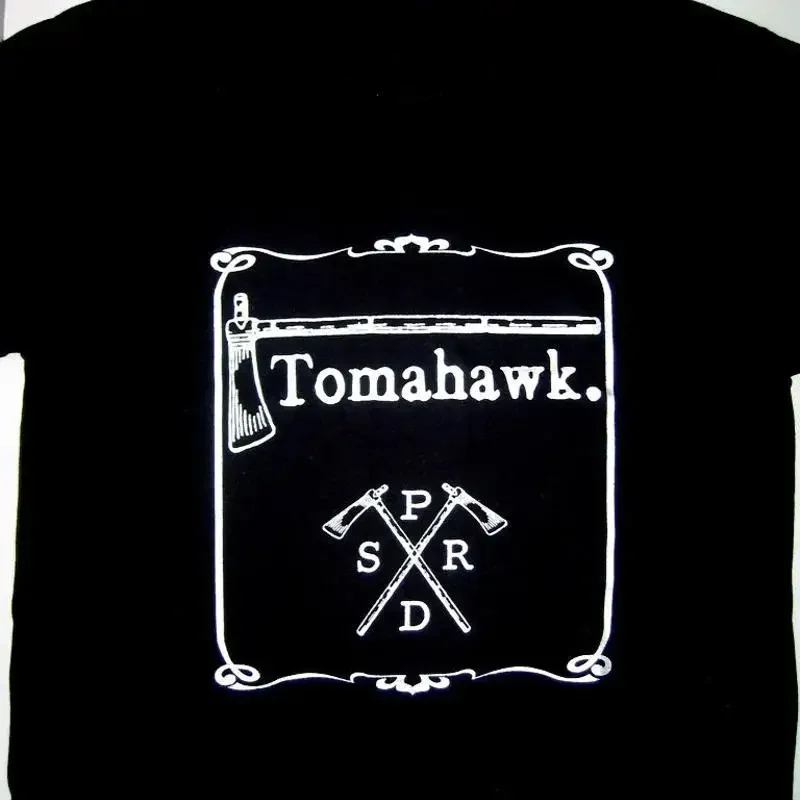 Vtg Tomahawk Band Album Music Cotton Black All Size T Shirt For Men