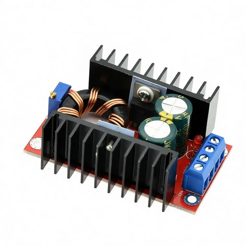 Module convertisseur élévateur de tension DC-DC réglable 150W, alimentation 10V-32V en entrée, 12V-35V en sortie, carte régulatrice de tension