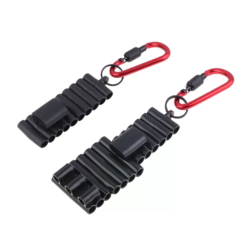 المحمولة المطاط مفك بت حامل مع حلقة تسلق المفاتيح بت حامل متعدد الصليب سائق بت المنظم كم حامل #5
