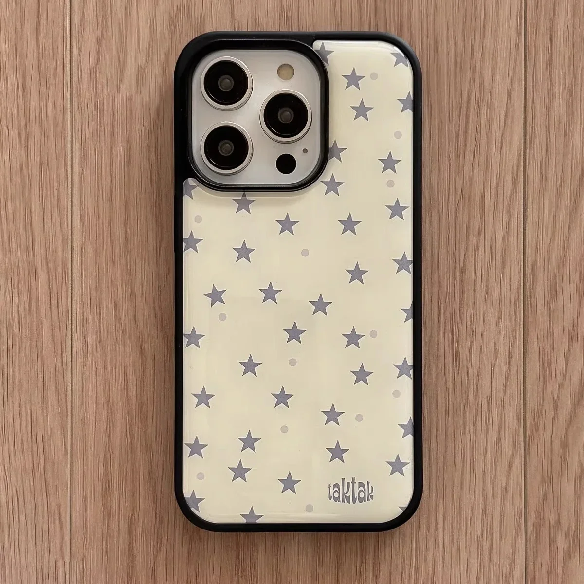 Korean Ins Kawaii Full Screen Stars Pattern Drop Glue Phone Case For Samsung Galaxy S23 FE S24 PLUS S25 ULTRA S26 EDGE Y2K Cover view 2