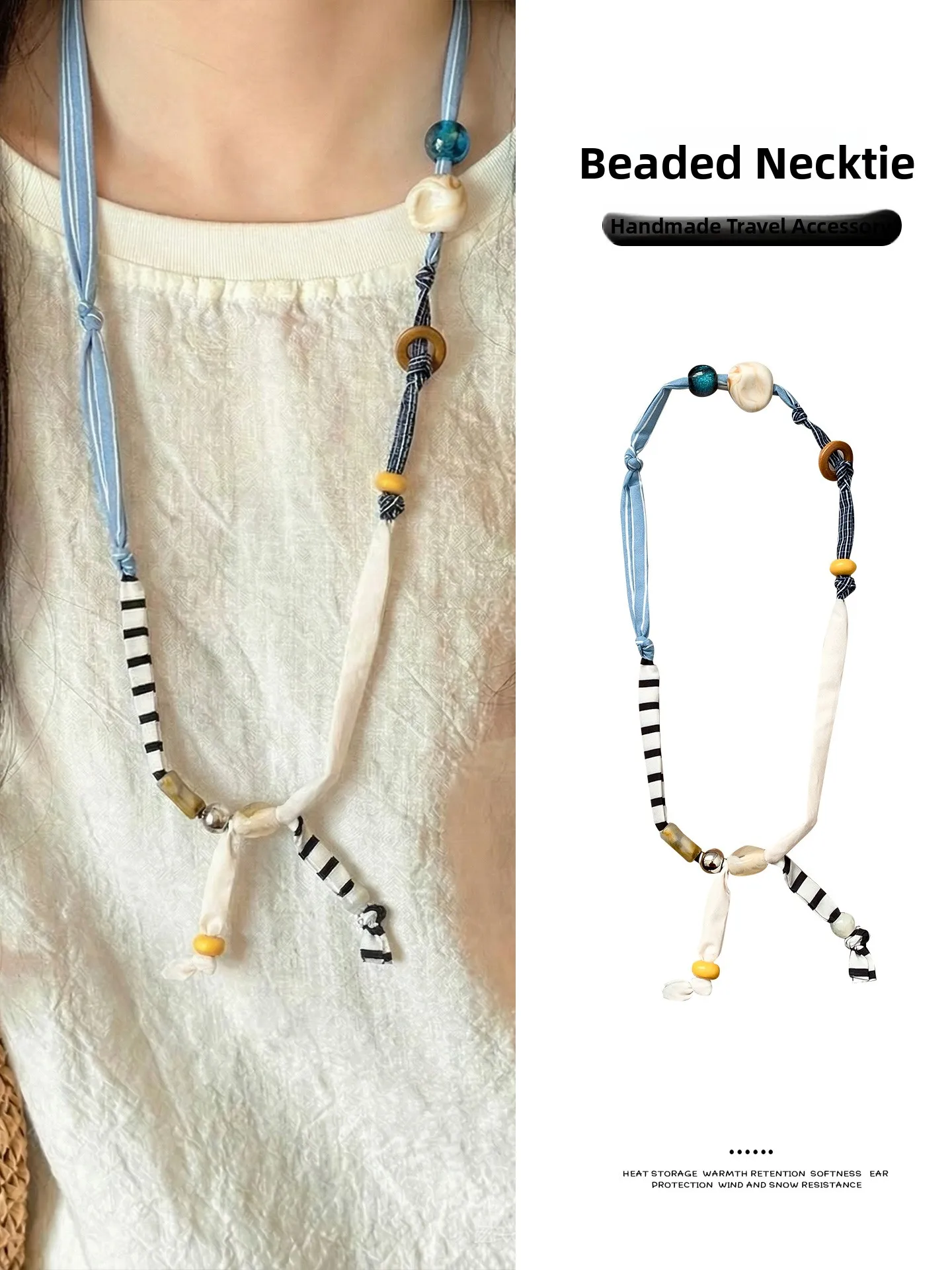 colar-choker-e-pulseira-femininos-de-seda-com-bloco-de-cores-arte-em-contas-e-pingente-de-coracao-modernos-de-alta-qualida