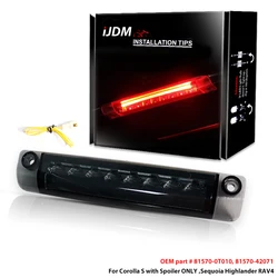 JDM-3ème frein à LED monté sur le toit central arrière avec flash stroboscopique, ancienne fonction pour Toyota Crolla Sequoia Highlander RAV4
