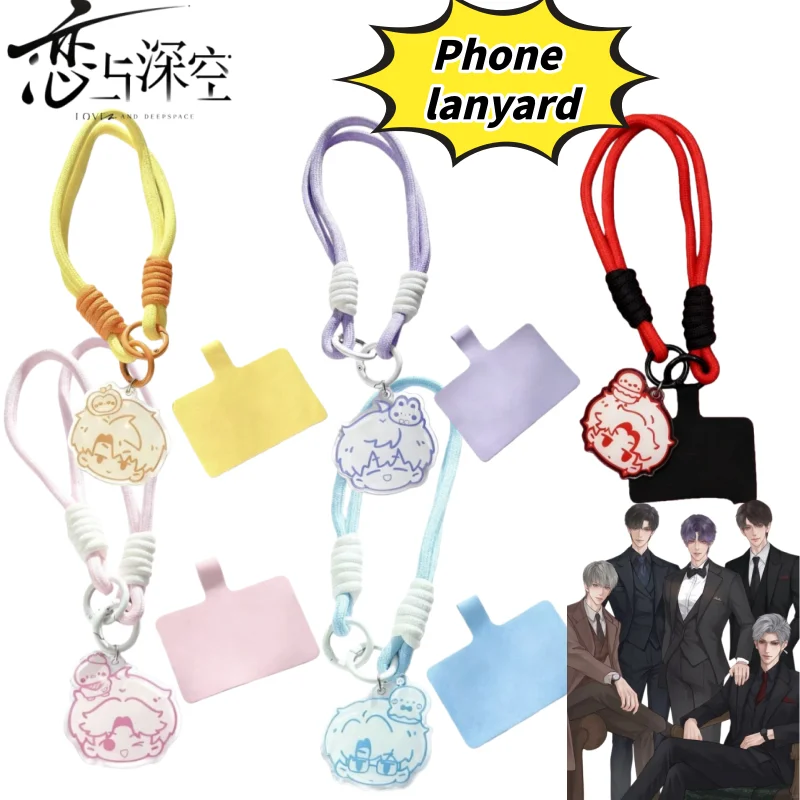 

Love and Deepspace Xavier Zayne Rafayel милый кавайный креативный аниме товар ремешок для телефона персонализированный модный брелок в подарок