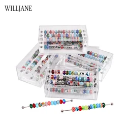 Transparent Trollbeads Storage Case Acrylic Tray Pandora Charms Stand Holder Organizer Box Bracelet Beads Display Rondelles Rack