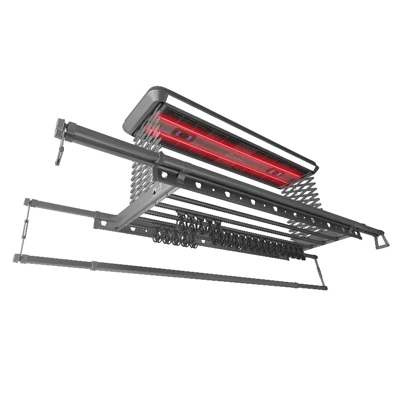 

Smart App Control Hanger Folding Hanger Heating Function Laundry Drying Hanger Cloth Smart Laundry Supplies