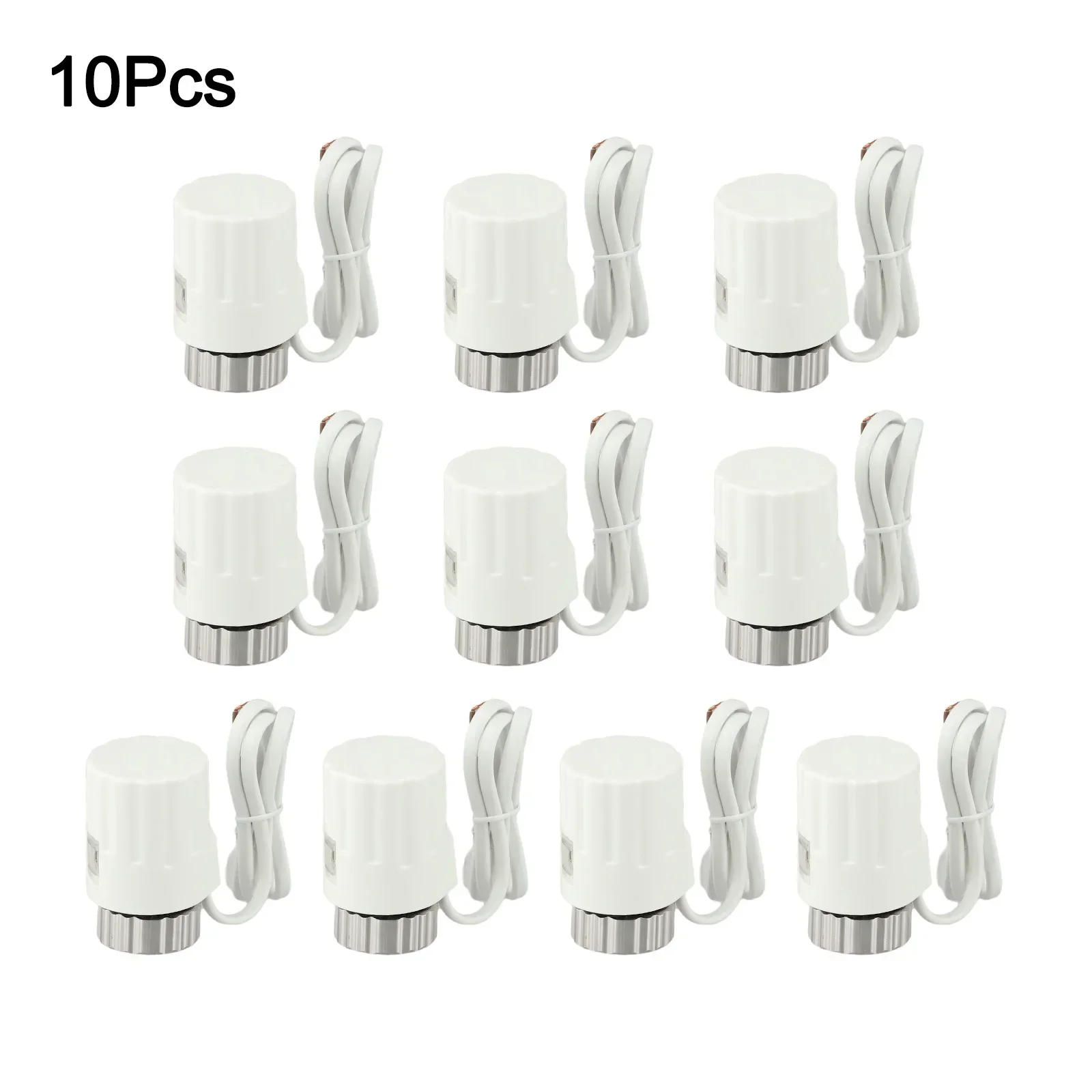 230V Heating Valve M30x1.5mm Electric Heating Actuator Crack-proof Material Flame-proof Design Temperature Control