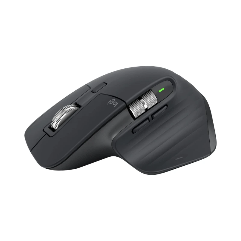 MX Master 3S Mouse nirkabel 8K DPI, Mouse Bluetooth, Mouse senyap kantor, dengan penerima baut