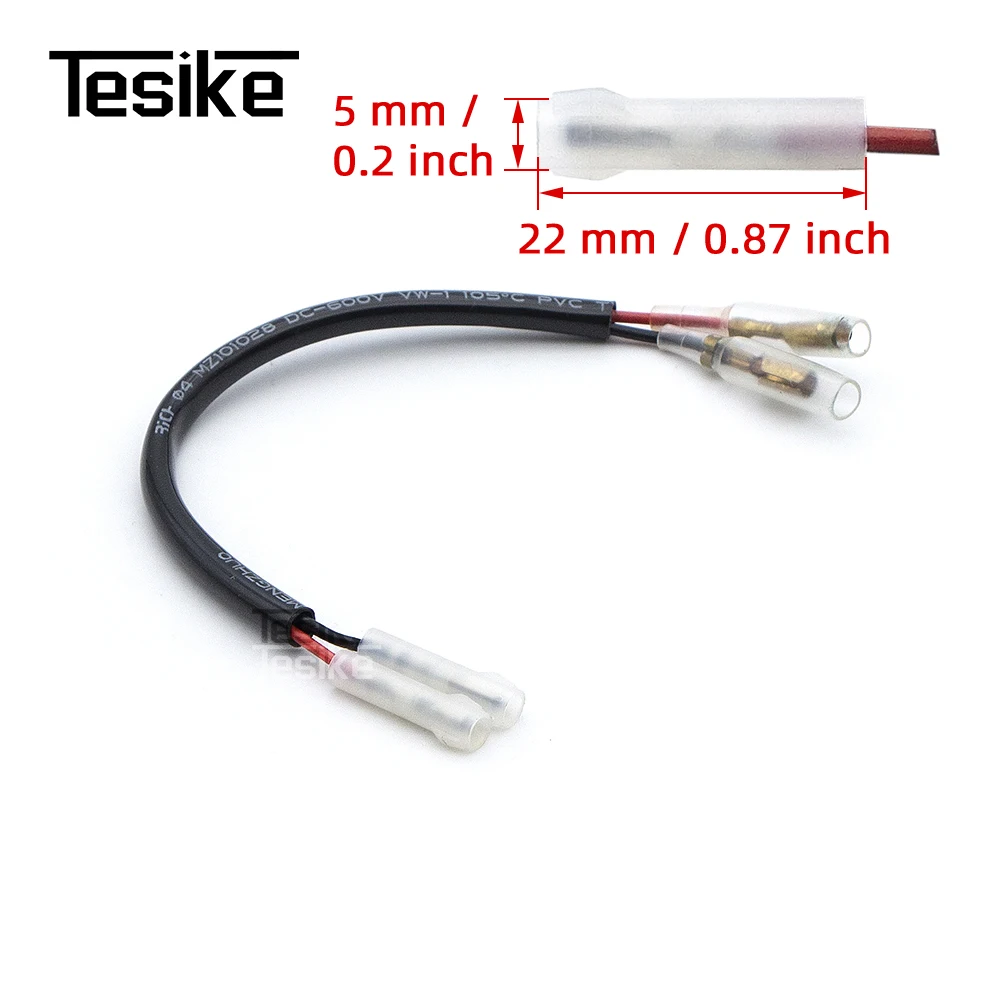 Turn Signal Marker 2 Wire Adapters Indicator Leads Plug Connector Harness For Triumph Tiger 850 1050 Sport 900 GT Rally 800 1200