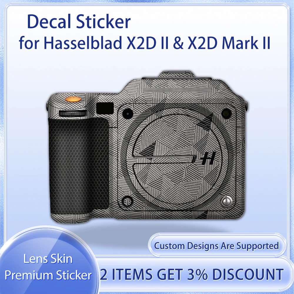 

X2D II Skin Protective Film for Hasselblad X2D II & X2D Mark II Camera Skin Decal Cover Film Skin Wrap Covered