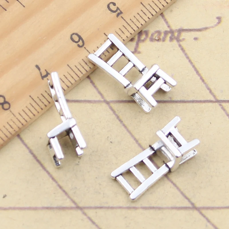 20 sztuk Charms 3D krzesło stołek 18x7x7mm tybetański srebrny kolor wisiorki antyczna biżuteria Making DIY Handmade Craft