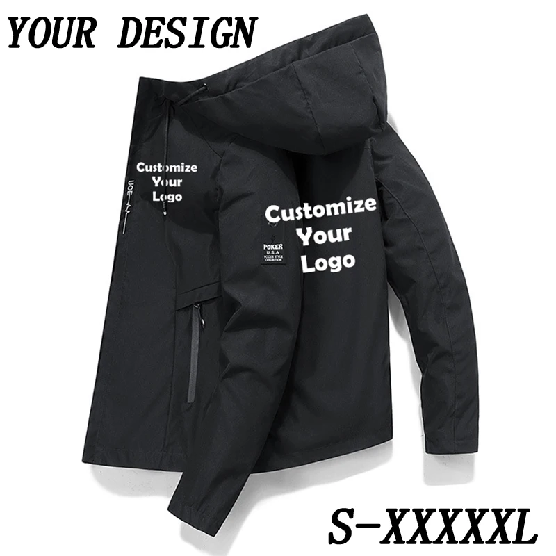 

Customized New Fashion Men's Zipper Jacket and Coat Outdoor Loading Casual Clothing Street