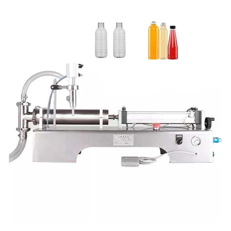 Plastic Bottle Manual Liquid Semi Auto Filling Machine The Lotion Piston Filling Machine Filler