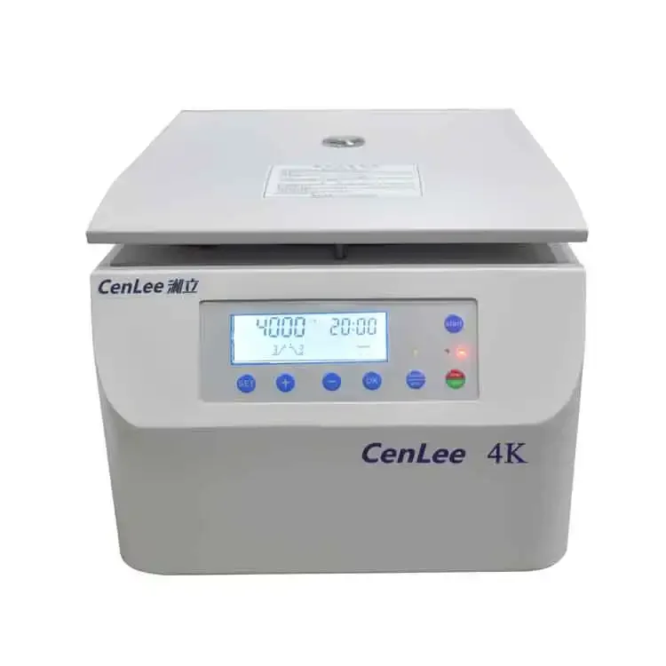 

Brushless Motor Low Speed Laboratory Centrifuge CenLee4K CE Certificated Centrifuge Machine 4000rpm Angel Rotor 24x10ml